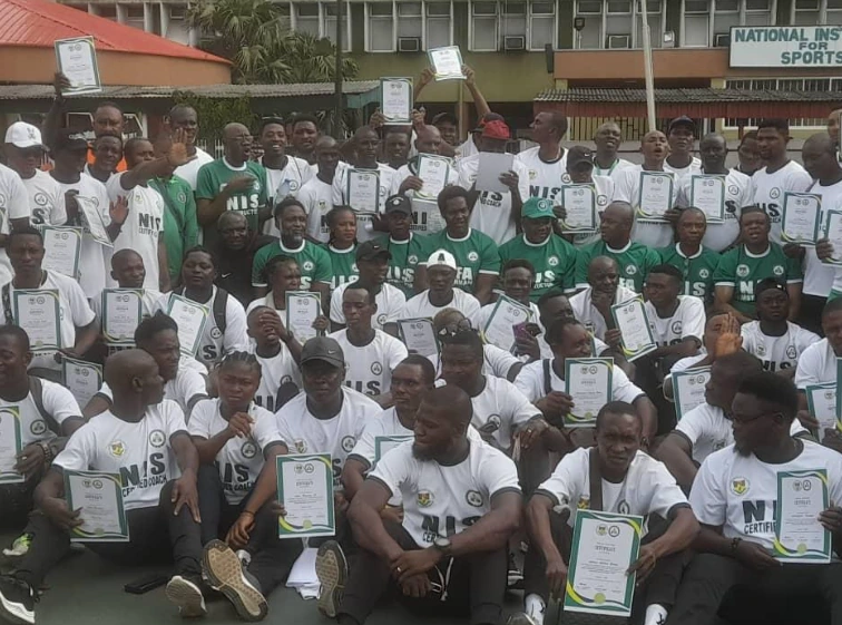 Nigerian coaches attend training courses for stronger sports development.