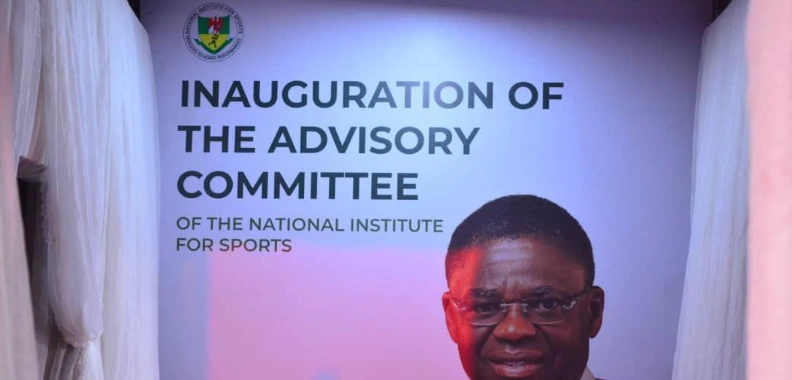NFF and NIS visuals connect Philip Shaibu with sports leadership.