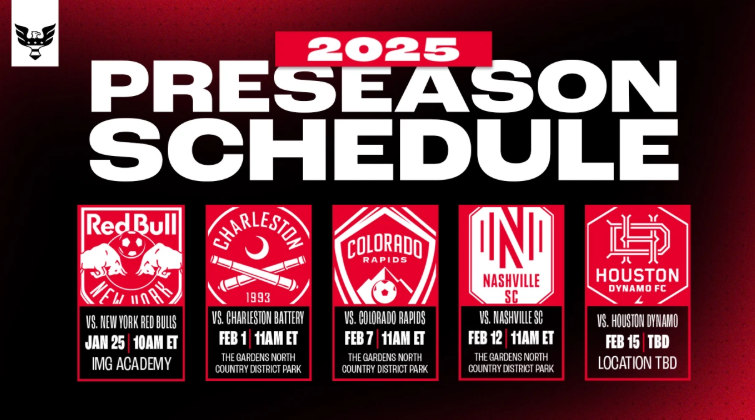 D.C. United Announces 2025 MLS Schedule: Key Dates and Highlights